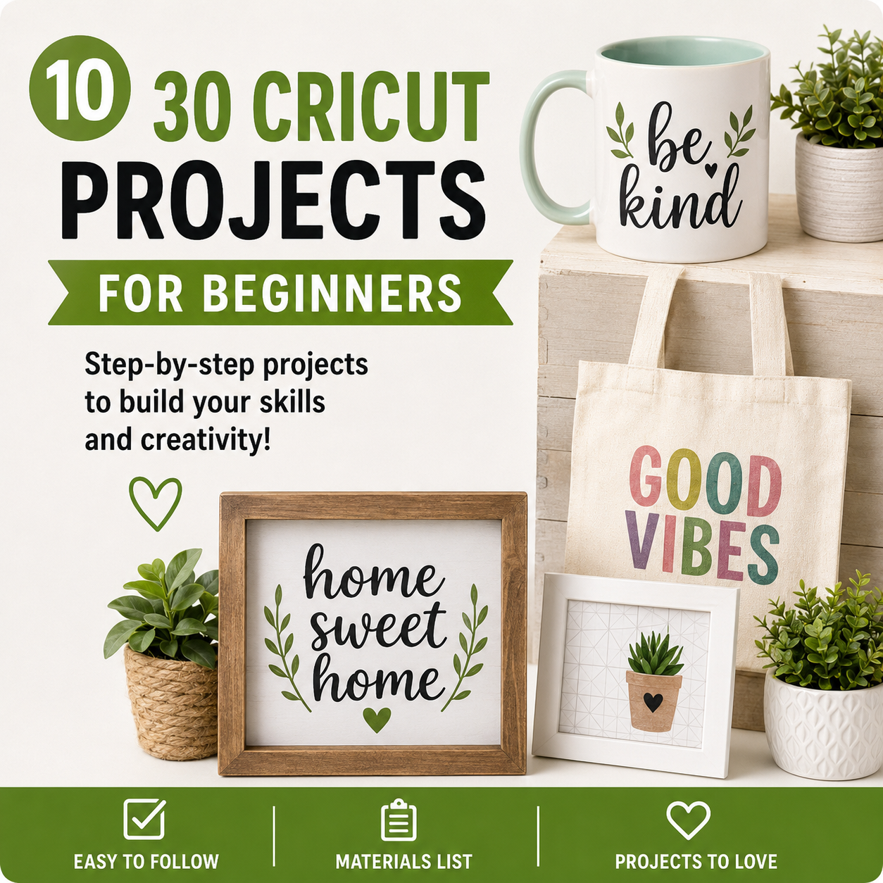 30 Cricut Projects for Beginners