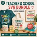 Teacher & School SVG Bundle